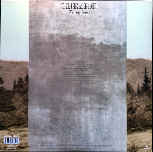 Burzum - Filosofem | Back On Black (BOBV089LP) - 4