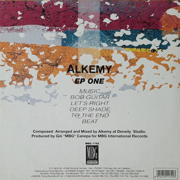 Alkemy - EP One | MBG International Records (MBG 1792) - 2 Alkemy - EP One | MBG International Records (MBG 1792) - 2