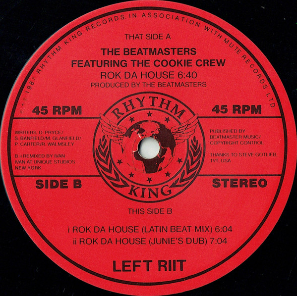 The Beatmasters Featuring The Cookie Crew - Rok Da House | Rhythm King (LEFT R 11 T) - 4 The Beatmasters Featuring The Cookie Crew - Rok Da House | Rhythm King (LEFT R 11 T) - 4