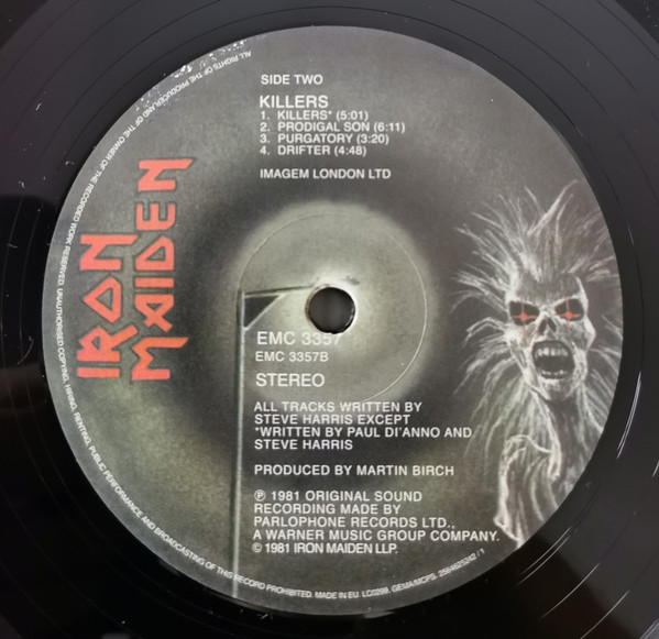 Iron Maiden - Killers | Parlophone (2564625242) - 2