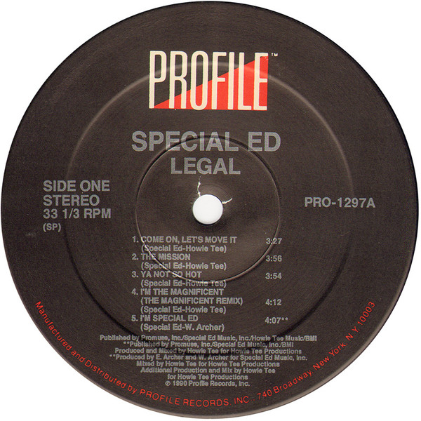 Special Ed - Legal | Profile Records (PRO-1297) - 3