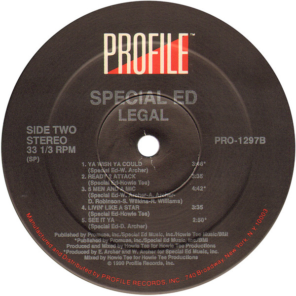 Special Ed - Legal | Profile Records (PRO-1297) - 4