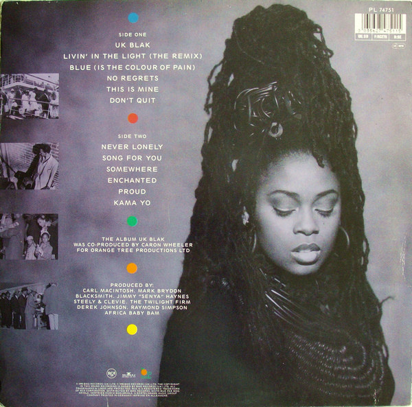 Caron Wheeler - UK Blak | RCA (PL 74751) - 2