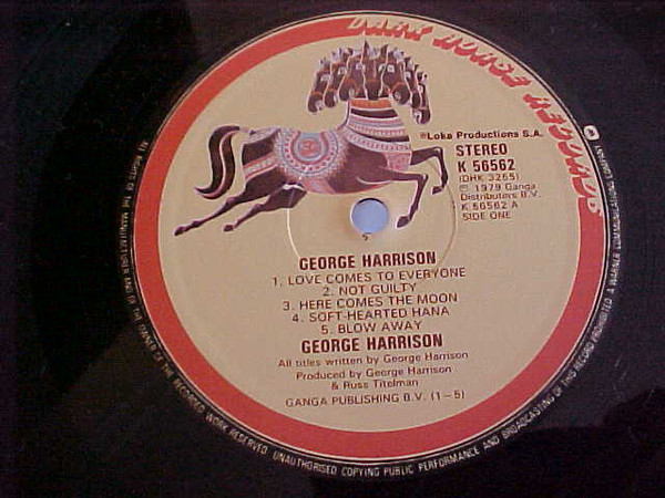 George Harrison - George Harrison | Dark Horse Records (K 56562) - 4