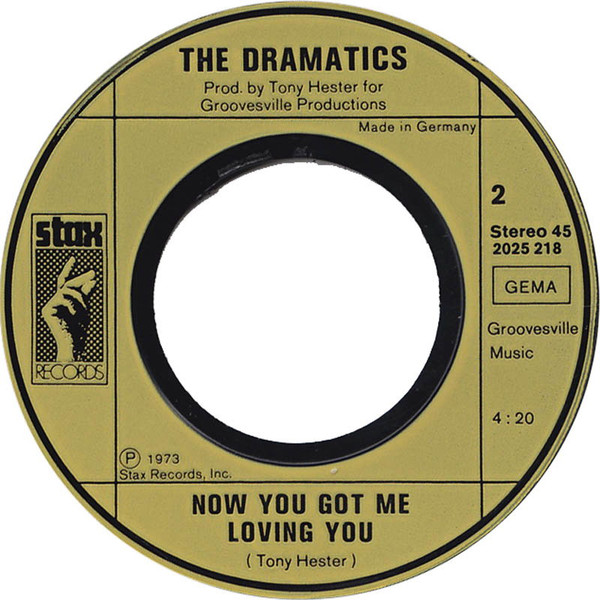 The Dramatics - Fell For You / Now You Got Me Loving You | Stax (2025 218) - 3