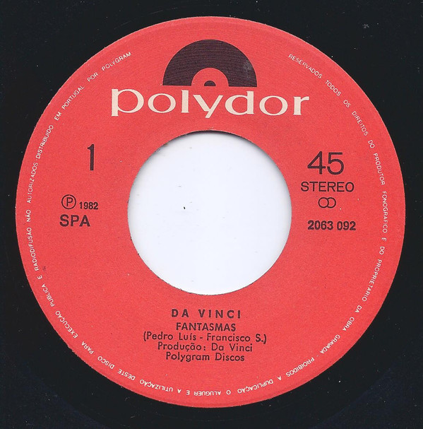 Da Vinci - Fantasmas | Polydor (2063 092) - main