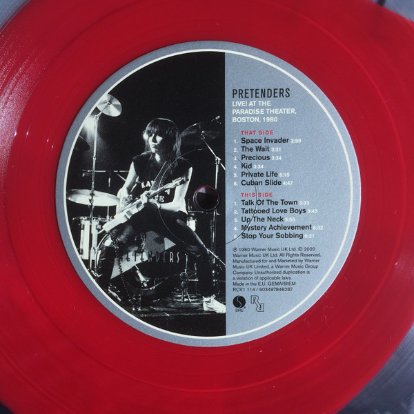 The Pretenders - Live! At The Paradise Theater, Boston, 1980 | Sire (RCV1 114) - 4 The Pretenders - Live! At The Paradise Theater, Boston, 1980 | Sire (RCV1 114) - 4