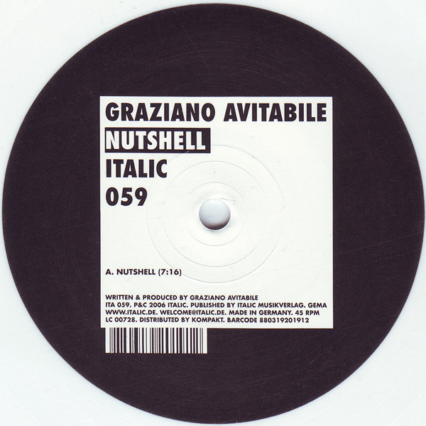 Graziano Avitabile - Nutshell | Italic (ITALIC 059)