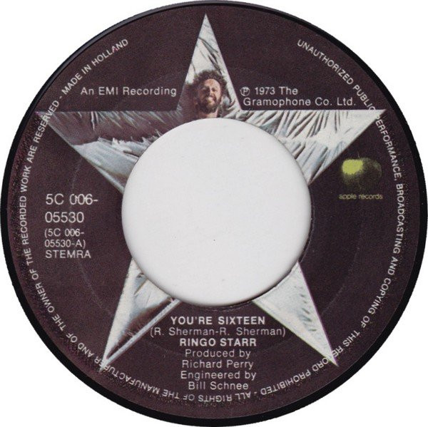 Ringo Starr - You're Sixteen | Apple Records (5C 006-05 530) - 2