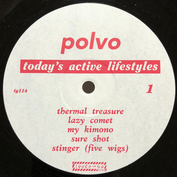 Polvo - Today's Active Lifestyles | Touch And Go (TG114) - 3