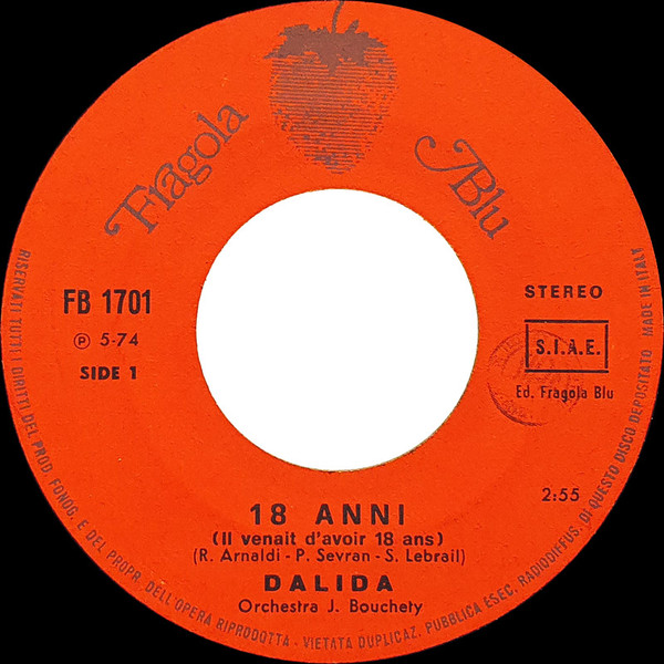 Dalida - 18 Anni | Fragola Blu (FB 1701) - 3