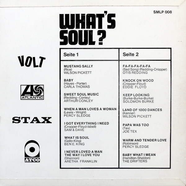 Various - That's Soul | Atlantic (SMLP 008) - 2