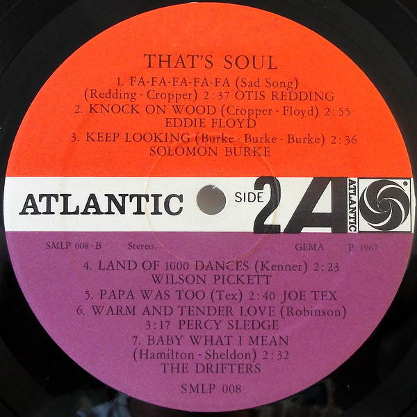 Various - That's Soul | Atlantic (SMLP 008) - 4