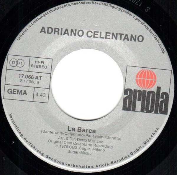 Adriano Celentano - Svalutation | Ariola (17 066 AT) - 4