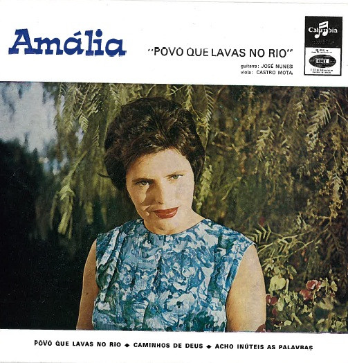 Amália Rodrigues - Povo Que Lavas No Rio | Columbia (SLEM 2144) - main