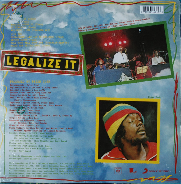 Peter Tosh - Legalize It | Columbia (889853443413) - 3 Peter Tosh - Legalize It | Columbia (889853443413) - 3