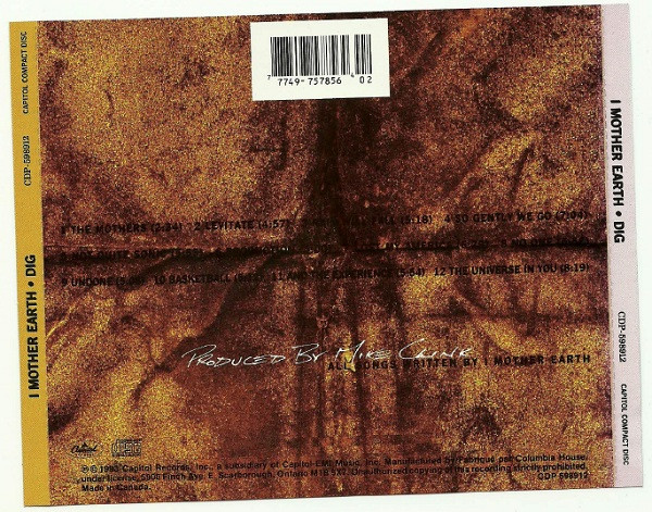 I Mother Earth - Dig [CD] | Capitol Records (CDP-598912) - 3