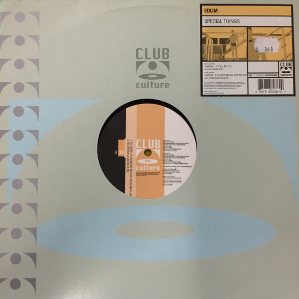 Edlim - Special Things | Club Culture (8573 87036-0) - main