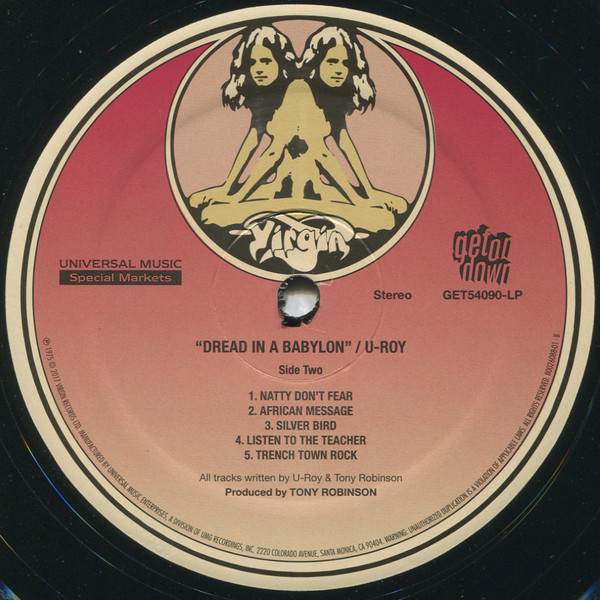 U-Roy - Dread In A Babylon | Get On Down (GET54090-LP) - 4 U-Roy - Dread In A Babylon | Get On Down (GET54090-LP) - 4