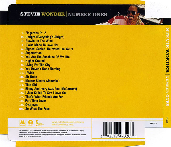 Stevie Wonder - Number Ones | Motown (1747320) - 2