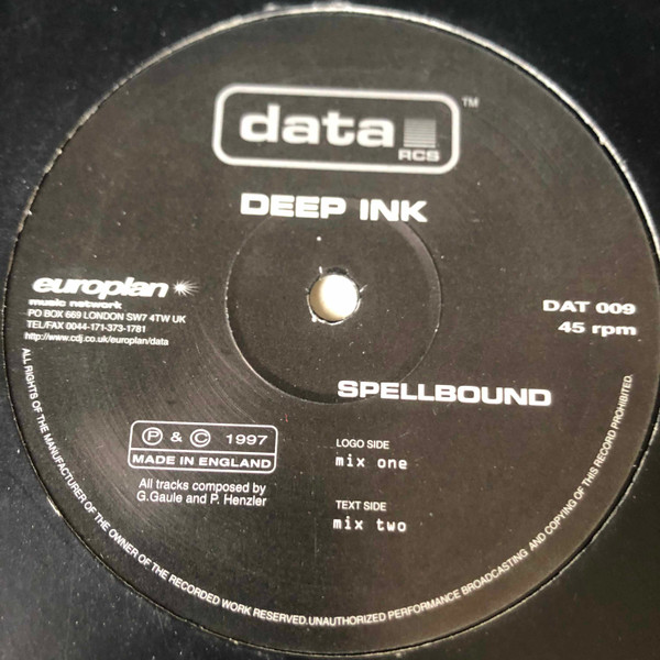 Deep Ink - Spellbound | Data Records (DAT 009)