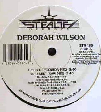 Deborah Wilson - Free | Stealth Records (STR 180)