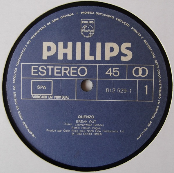 Quenzo - Break-Out | PolyGram Discos (812529-1) - 3