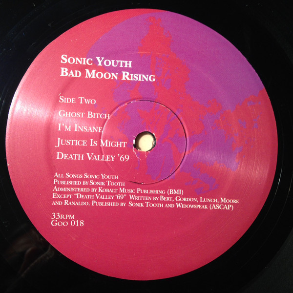 Sonic Youth - Bad Moon Rising | Goofin' Records (GOO 018) - 3