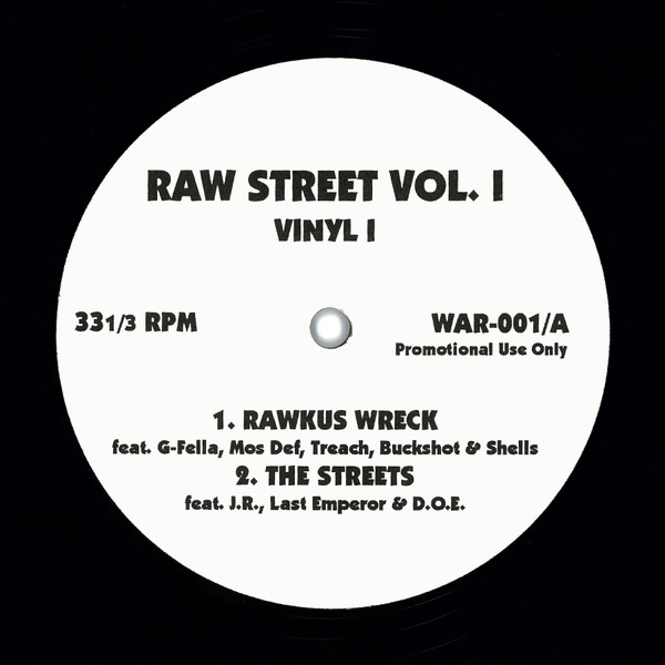 DJ Self - Raw Street Vol.1 Vinyl 1 | War (WAR-001)