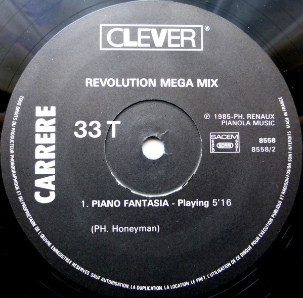 Various / Piano Fantasia - The Revolution Megamix (Super Medley Non Stop) | Clever (8558) - 4 Various / Piano Fantasia - The Revolution Megamix (Super Medley Non Stop) | Clever (8558) - 4