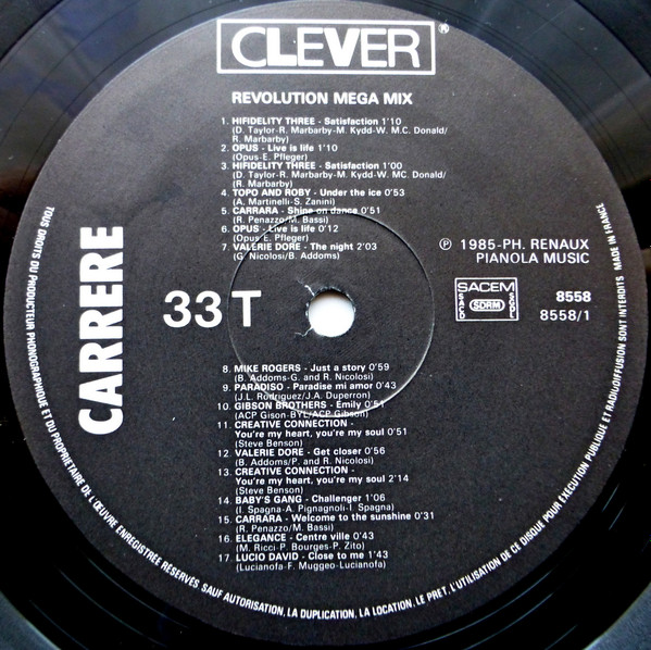 Various / Piano Fantasia - The Revolution Megamix (Super Medley Non Stop) | Clever (8558) - 3 Various / Piano Fantasia - The Revolution Megamix (Super Medley Non Stop) | Clever (8558) - 3