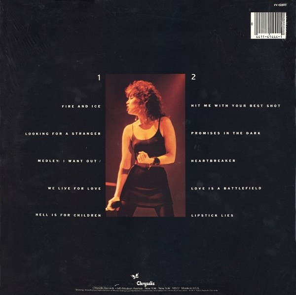 Pat Benatar - Live From Earth | Chrysalis (FV 41444) - 2 Pat Benatar - Live From Earth | Chrysalis (FV 41444) - 2