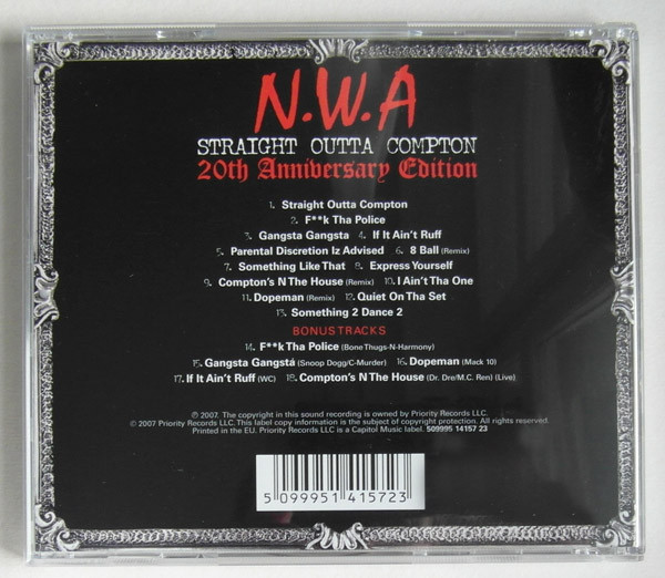 N.W.A. - Straight Outta Compton | Priority Records (509995 14157 23) - 2