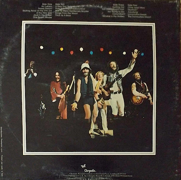 Jethro Tull - Live - Bursting Out | Chrysalis (6641 873) - 2 Jethro Tull - Live - Bursting Out | Chrysalis (6641 873) - 2