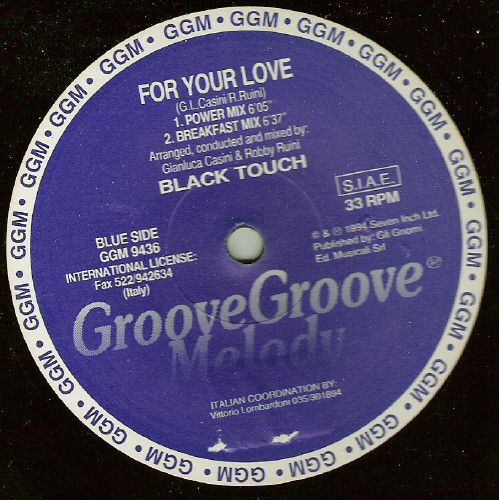 Black Touch - For Your Love | Groove Groove Melody (GGM 9436) - 3 Black Touch - For Your Love | Groove Groove Melody (GGM 9436) - 3