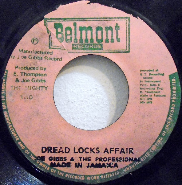 Little Joe / Joe Gibbs & The Professionals - Dread Locks Party / Dread Locks Affair | Belmont Records (none) - 2 Little Joe / Joe Gibbs & The Professionals - Dread Locks Party / Dread Locks Affair | Belmont Records (none) - 2