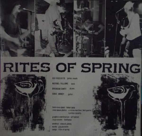 Rites Of Spring - Rites Of Spring | Dischord Records (DISCHORD Nº16) - 3 Rites Of Spring - Rites Of Spring | Dischord Records (DISCHORD Nº16) - 3
