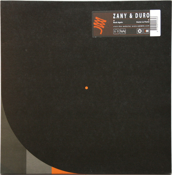 DJ Zany & DJ Duro - Back Again / Hasta La Pasta | Dutch Master Works (DMW012) - main