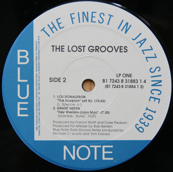 Various - The Lost Grooves | Blue Note (B1 7243 8 31883 1 4) - 4 Various - The Lost Grooves | Blue Note (B1 7243 8 31883 1 4) - 4