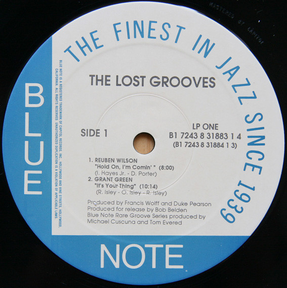 Various - The Lost Grooves | Blue Note (B1 7243 8 31883 1 4) - 3 Various - The Lost Grooves | Blue Note (B1 7243 8 31883 1 4) - 3