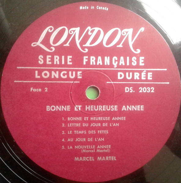 Marcel Martel - Joyeux Noël / Bonne Et Heureuse Année | London Records (DS. 2032) - 2 Marcel Martel - Joyeux Noël / Bonne Et Heureuse Année | London Records (DS. 2032) - 2