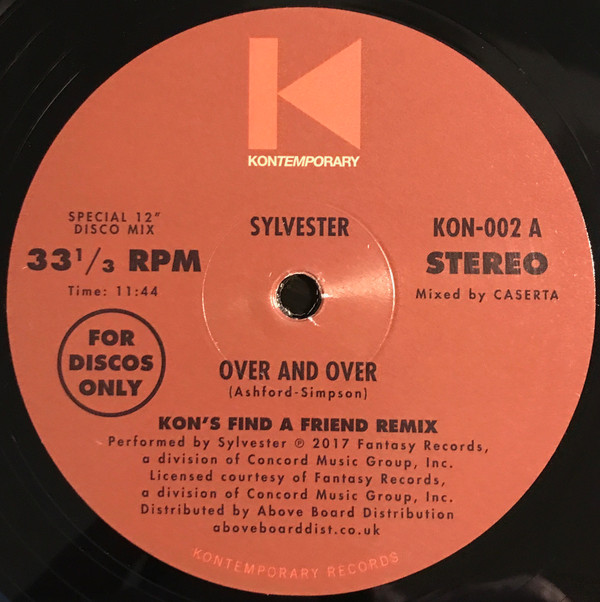 Sylvester - Over And Over | Kontemporary (KON-002) - 2