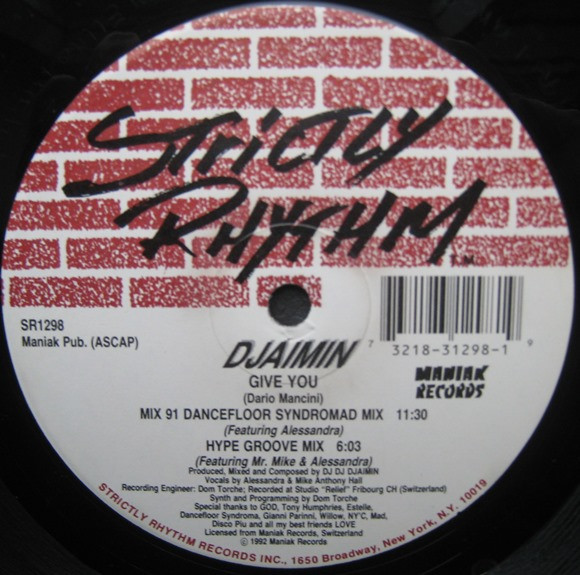 Djaimin - Give You | Strictly Rhythm (SR1298) - 2 Djaimin - Give You | Strictly Rhythm (SR1298) - 2