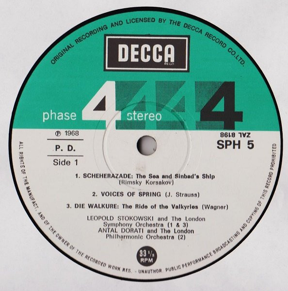 Various - Gran Gala Stereo | Decca (SPH 5) - 3 Various - Gran Gala Stereo | Decca (SPH 5) - 3