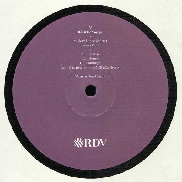 Modern House Quintet - Kikladhes | RDV Music (RDV05) - main