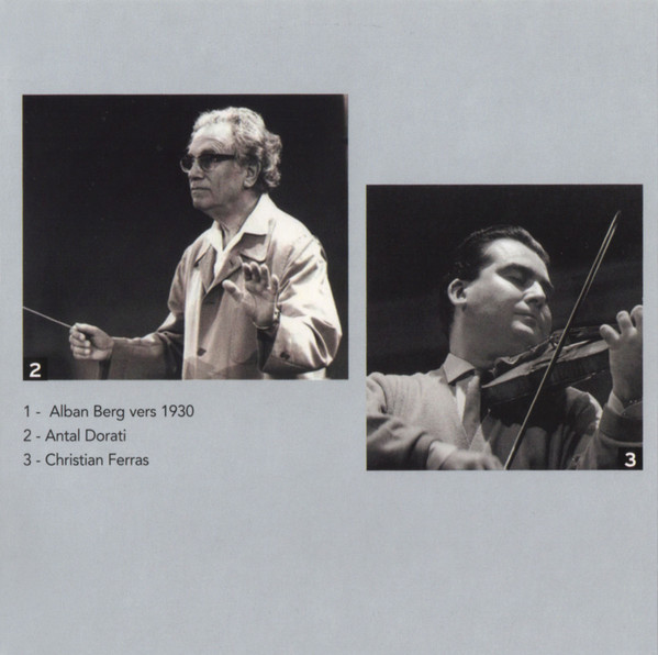 Alban Berg - Christian Ferras , Georges Prêtre , Helga Pilarczyk , Antal Dorati - Concerto « A La Mémoire D'Un Ange », Trois Pièces Pour Orchestre Op. 6, Wozzeck (Extraits) | Diapason (N° 124) - 4