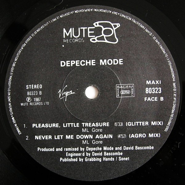 Depeche Mode - Never Let Me Down Again (Split Mix) | Mute (80323) - 4 Depeche Mode - Never Let Me Down Again (Split Mix) | Mute (80323) - 4