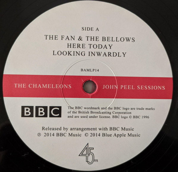 The Chameleons - John Peel Sessions | Blue Apple Music (BAMLP14) - 3