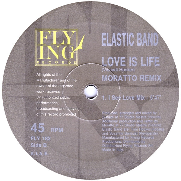 Elastic Band - Love Is Life (Moratto Remix) | Flying Records (FLY 182) - main