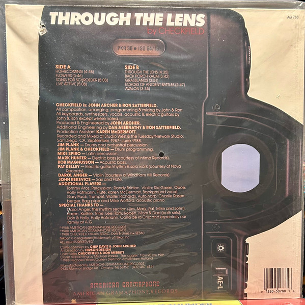 Checkfield , John Archer , Ron Satterfield - Through The Lens | American Gramaphone Records (AG 788) - 3
